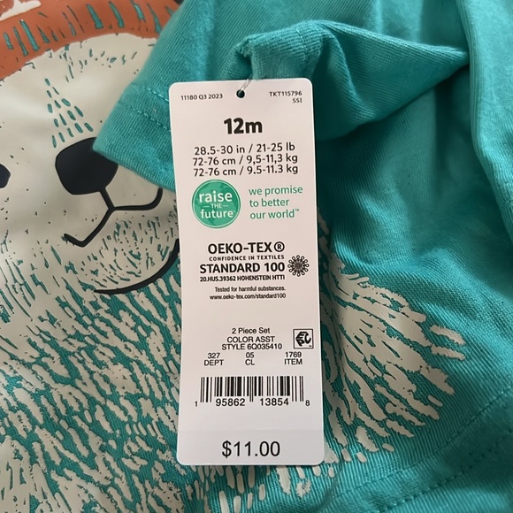 Infants Carters Pajama Set - Picture 4 of 4